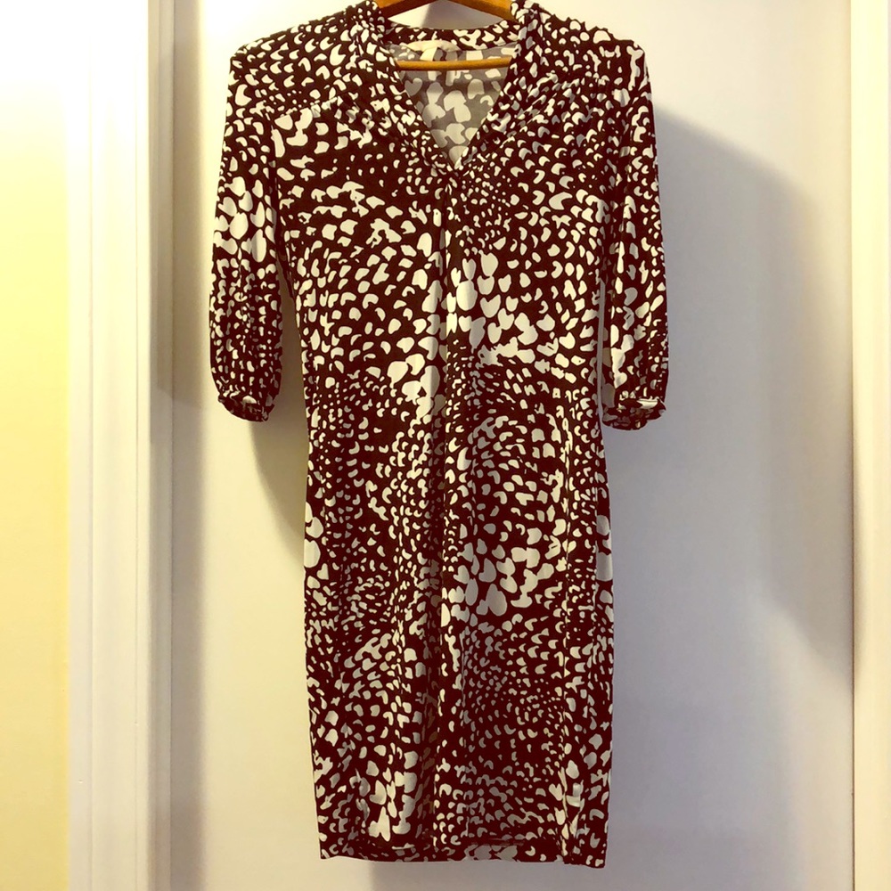 Fun black and white print dress!